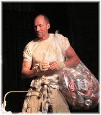 Chris LaPanta in Aluminium Foil